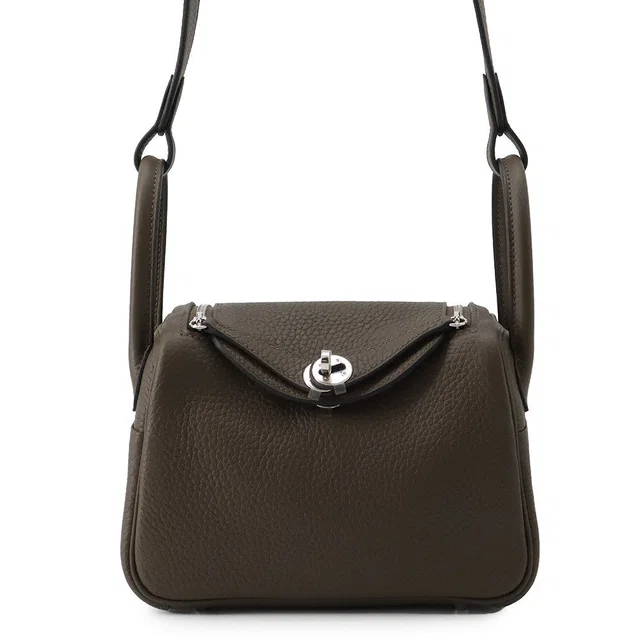 Hermès Lindy Vertroden Taurillon Clemence Size Mini in Clemence leather from GALLERY RARE