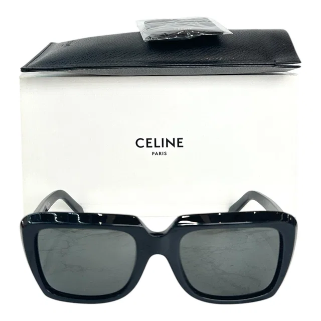Celine Black Square Sunglasses CL400911 in Black from Luxury Promise