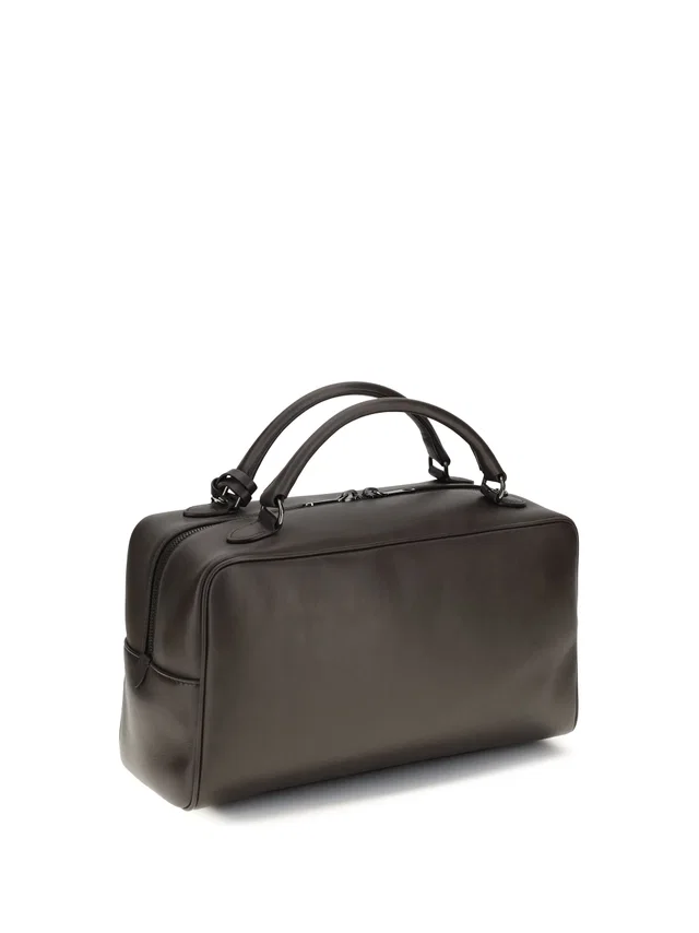 Brunello Cucinelli Shoulder Bag — Brown Calf Leather in Brown Calfskin from HEWI