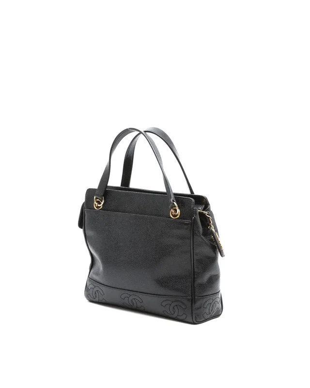 Chanel Triple CC Tote Bag in Caviar leather from A Retro Tale, photo 3 of 9