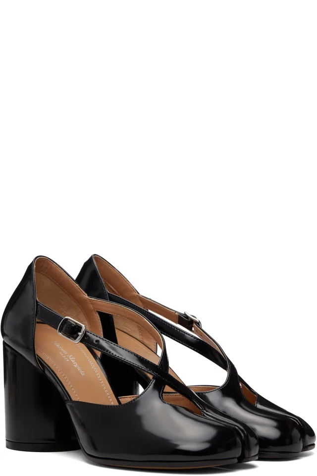 Maison Margiela Black Tabi Décolleté Heels, photo 4 of 4 from SSENSE