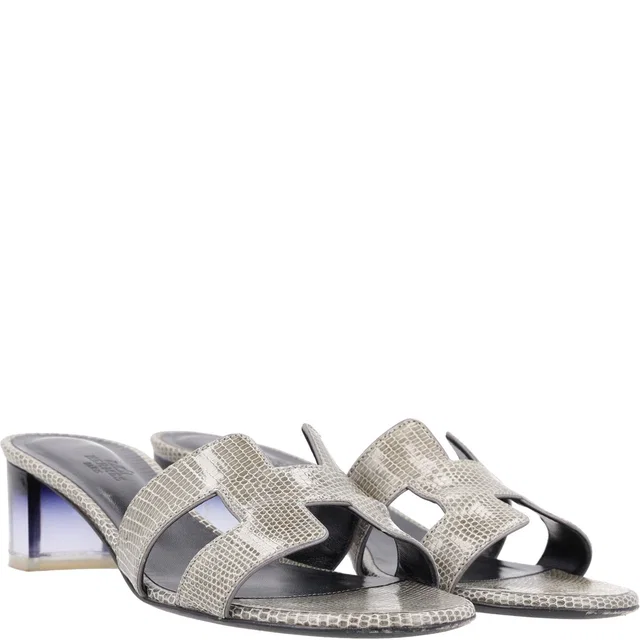 Hermès Lizard Skin Oasis Sandals in Lizard from HEWI