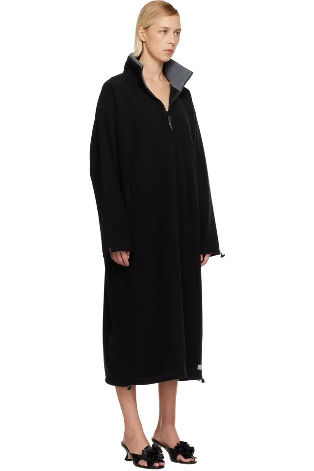 Sandy Liang Black Sloane Maxi Dress, photo 2 of 4 from SSENSE