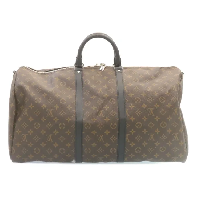 Louis Vuitton Keepall Bandouliere Monogram Canvas Brown Bag in Brown Coated canvas from HEWI, photo 2 of 23