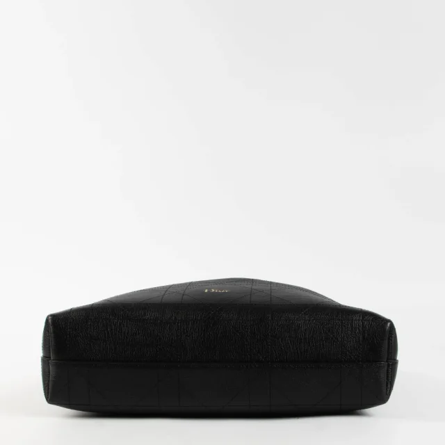 Dior Black Flat Cannage Medium Diorly Shoulder Bag in Black Leather from Labellov, photo 4 of 6
