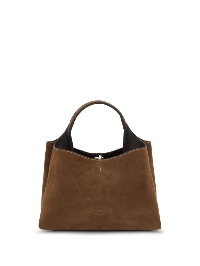 Tod's T Timeless Shoulder Bag — Brown Calf Leather in Brown Calfskin from HEWI