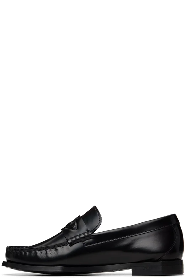 Casablanca Black Leather Loafers, photo 3 of 5 from SSENSE