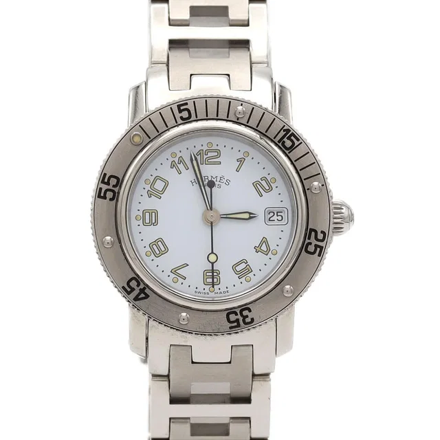Hermès Clipper Diver SS Quartz Watch from The Reluxe