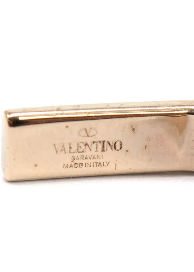 Valentino Garavani Tone Pyramid Stud Bar Ring - Size 13 in Gold from HEWI, photo 3 of 7