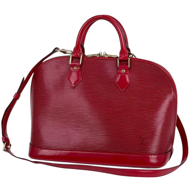 Louis Vuitton Alma Handbag 2-Way Epi Castilian Red in Red from The Reluxe
