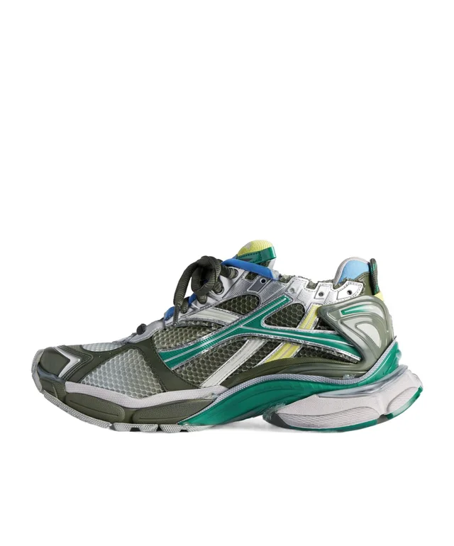 Balenciaga Men's Runner Gradient Sneaker in Grey/blue/green/yellow, photo 2 of 7 from SENSER