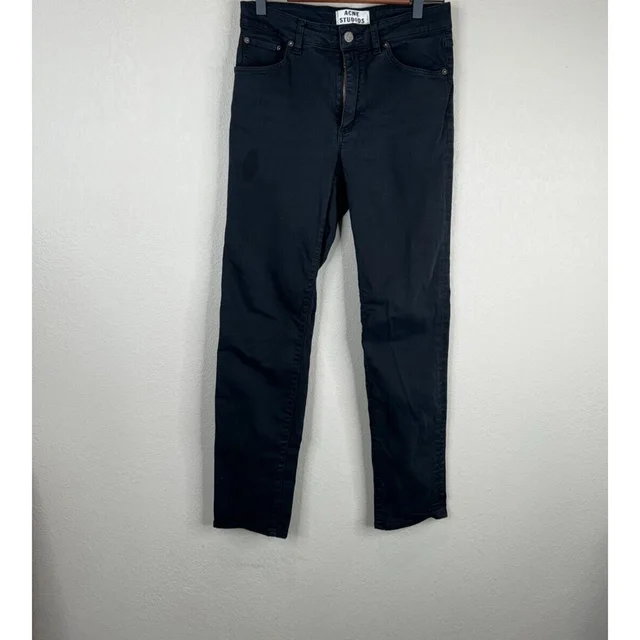 Acne Studios Women's Needle Wet Cash Denim Jeans Black Size 23 in black Denim from Poshmark