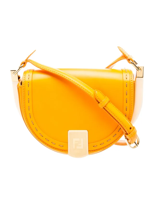 Fendi Leather Moonlight in orange Leather from The RealReal