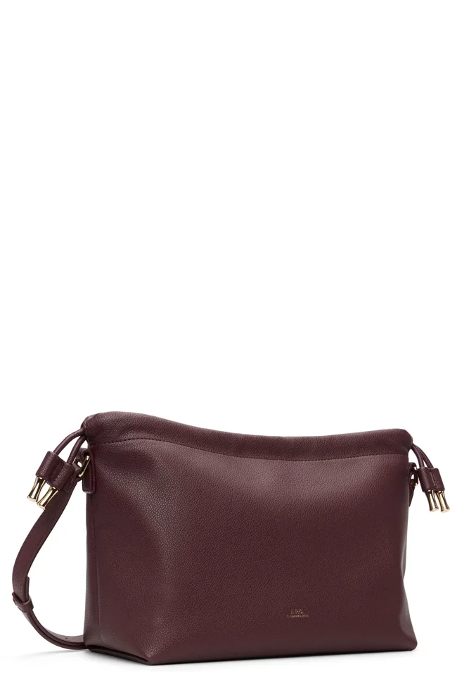 A.P.C. Burgundy Ninon Bag, photo 2 of 4 from SSENSE