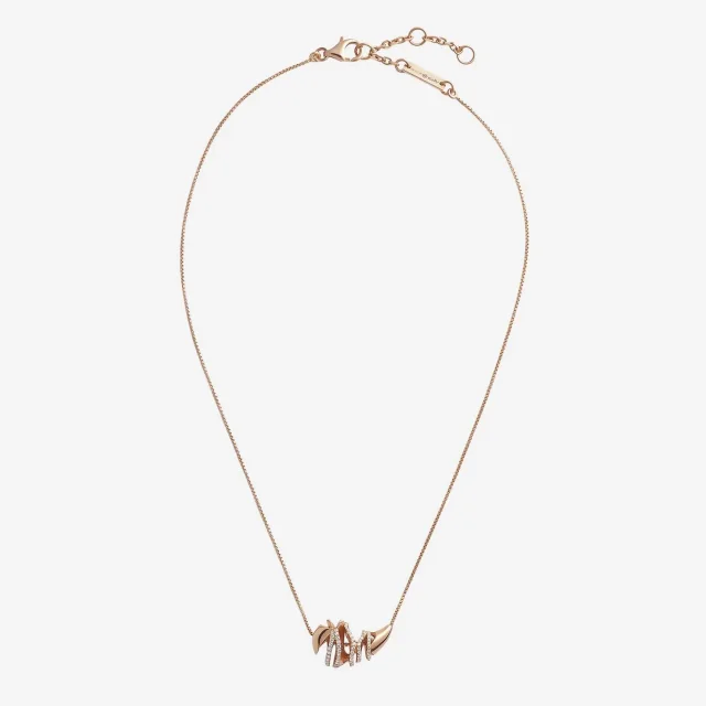 Bottega Veneta Necklace — Rose Gold Sterling Silver Necklaces in Pink from HEWI, photo 2 of 2