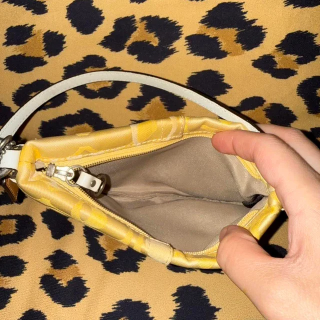 Coach Women's Bag - Yellow/Multi in yellow|multicolor from Depop, photo 2 of 3