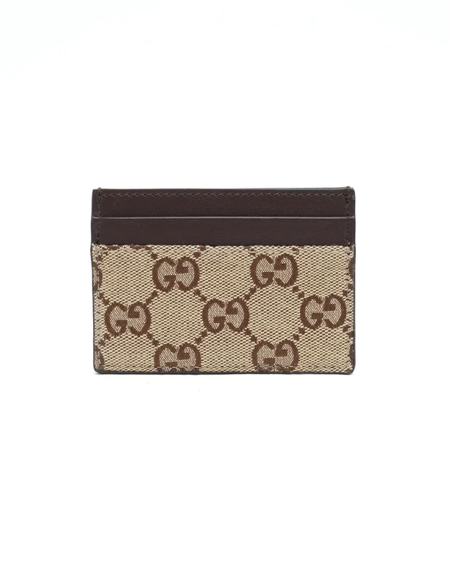 Gucci GG Canvas Card Holder in Canvas from A Retro Tale, photo 2 of 2