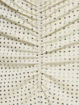 Weworewhat Long skirt with ruching in 80% Nylon, 20% Spandex, photo 4 of 5 from LUISAVIAROMA
