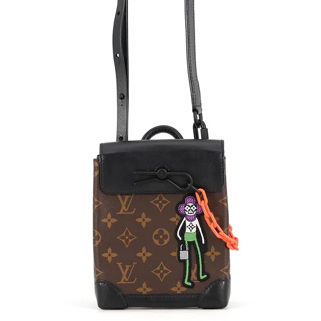 Shoulder Bag Monogram LV Friend Steamer XS 2-Way Black in Black from The Reluxe