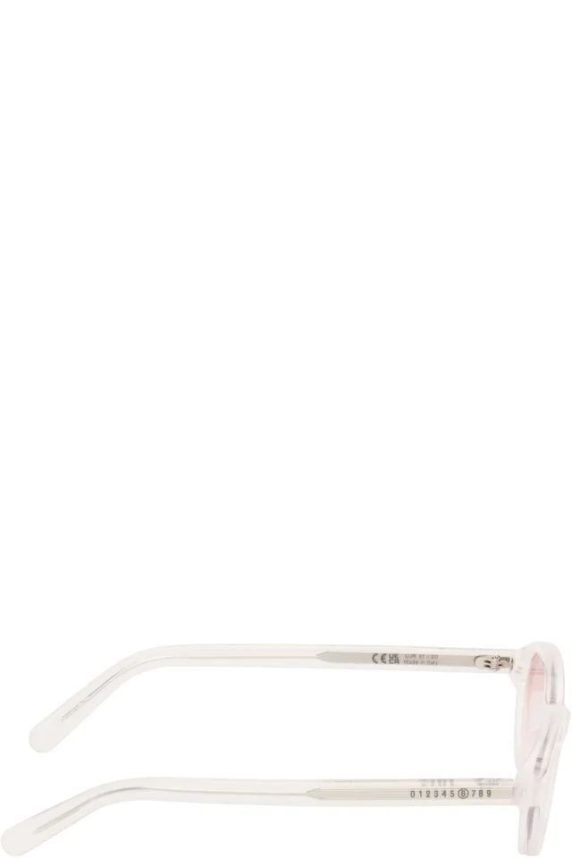 MM6 Maison Margiela White 2 Sunglasses, photo 2 of 4 from SSENSE