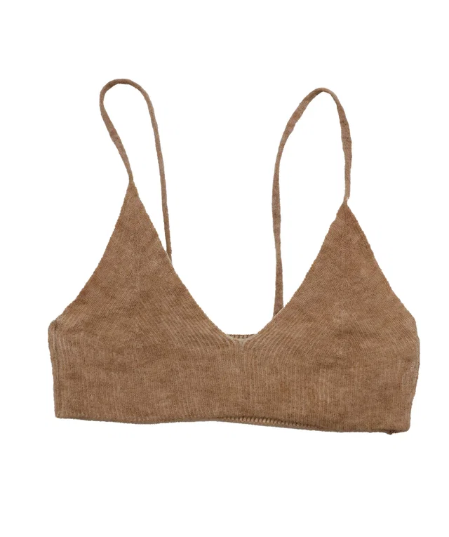 Jacquemus Bralet Brown in Brown Wool from Luxury Promise