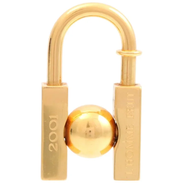Hermès 2001 H-cadena charm, gold in Gold from VINTAGE QOO TOKYO, photo 2 of 3