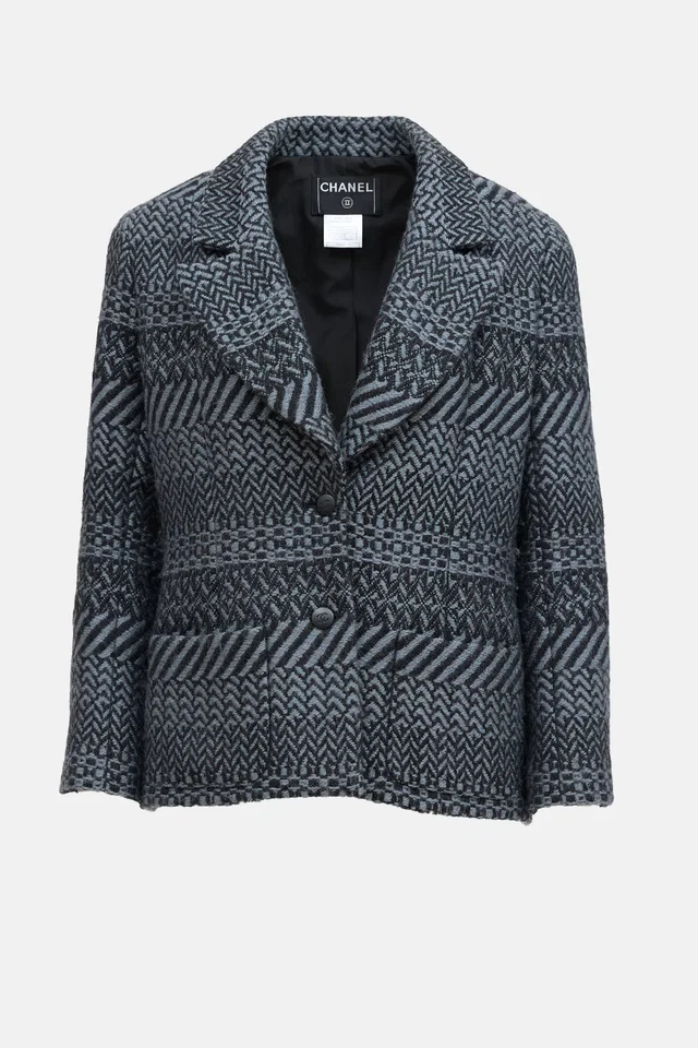 Chanel 2000 Wool Blazer in Wool from VSP Consignment