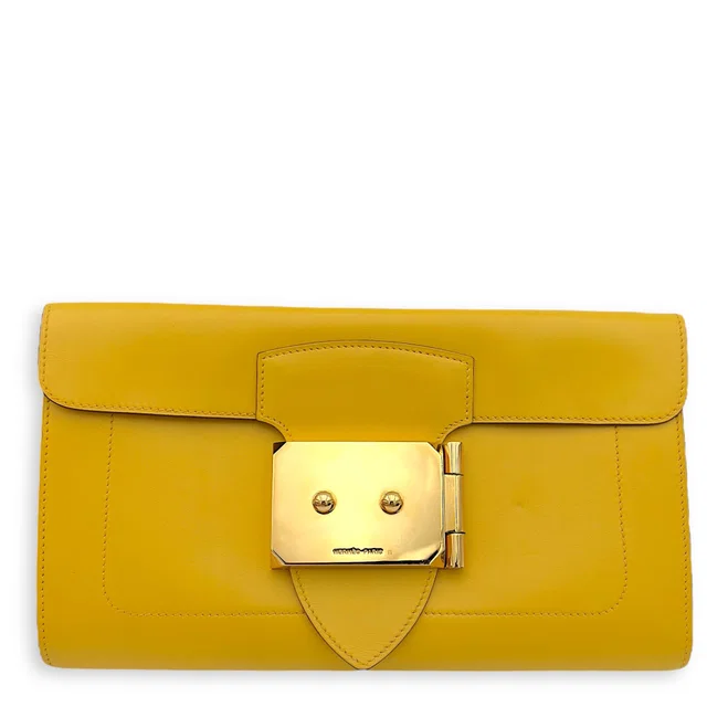Hermès Goodlock Soleil Clutch in Swift leather from Luxury Promise