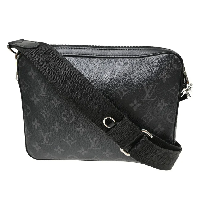 Louis Vuitton Trio Messenger Reverse Monogram Eclipse Canvas Black Bag in Black Canvas from HEWI, photo 2 of 8