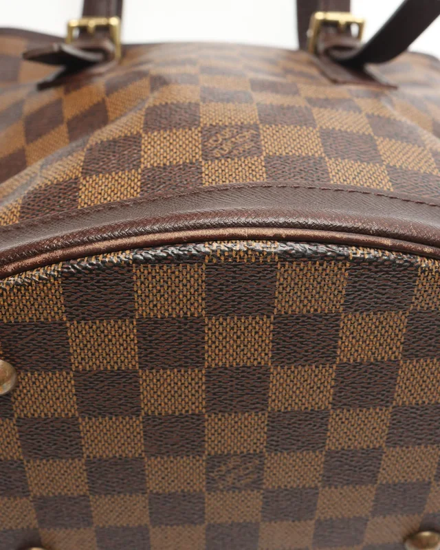 Louis Vuitton Damier Ebene Marais Bucket Bag in Brown Canvas from A Retro Tale, photo 9 of 12