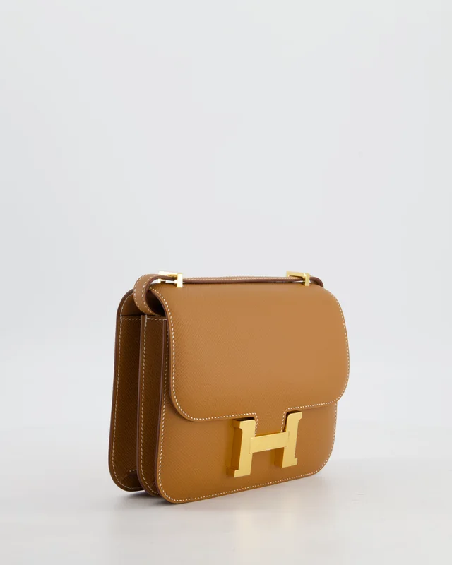 Hermès Mini Constance III Miroir 18 Bag in Gold Epsom leather from Sellier, photo 2 of 2