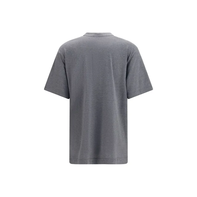 Gucci Gray Cotton T-Shirt in Grey Silk from HEWI, photo 2 of 2
