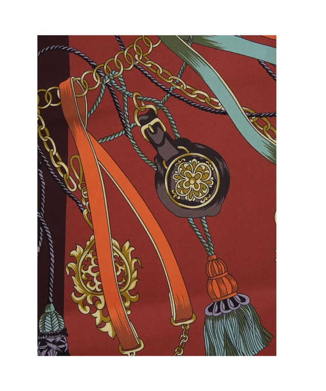 Etro silk scarf with charm motif, photo 4 of 5 from SENSER