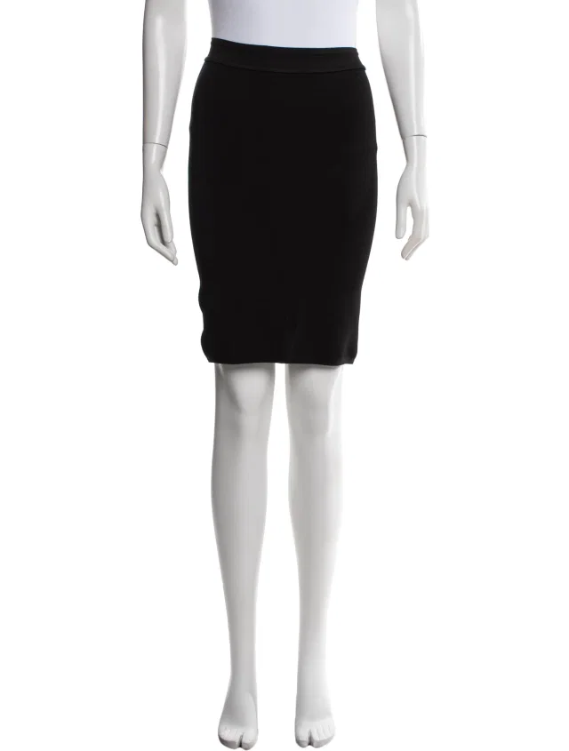 Alaïa Vintage Knee-Length Skirt in black from The RealReal