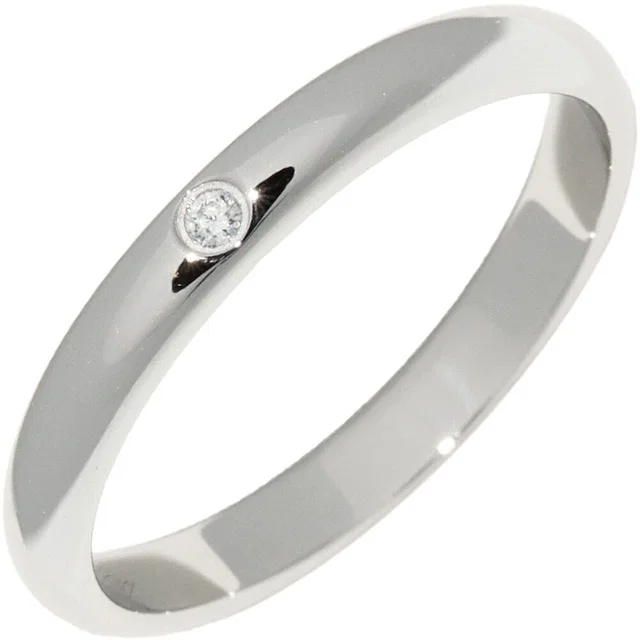 Cartier 1895 Wedding Ring Pt950 Diamond Ring Size 49 from LuxUness