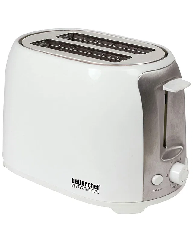 Better Chef Deluxe White Cool Touch Wide-Slot 2-Slice Toaster, image 1 of 1 from Rue La La