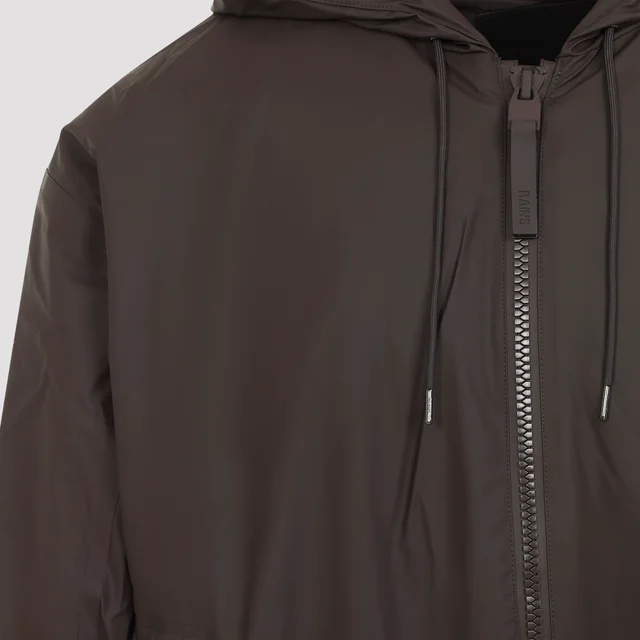 Rains Zip-Up Drawstring Hoodie, photo 4 of 4 from SENSER
