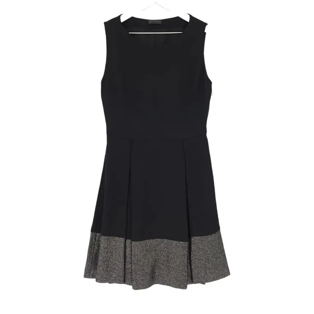Anteprima Box Pleat Dress in black|gray from Poshmark