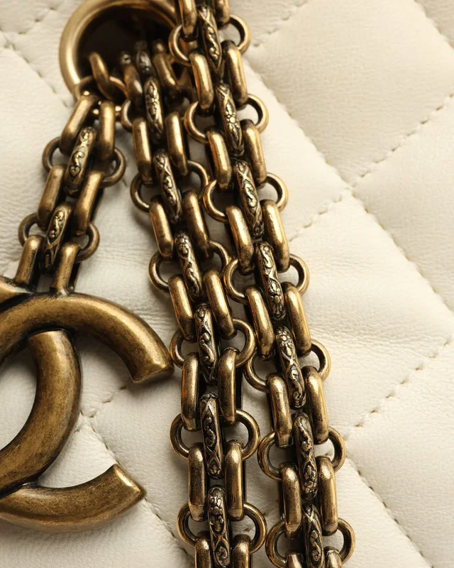 Chanel Mademoiselle Chain Bowling Bag in Leather from A Retro Tale, photo 6 of 12