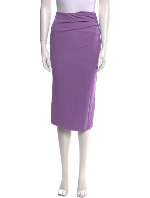 Tom Ford Midi Length Skirt in purple from The RealReal