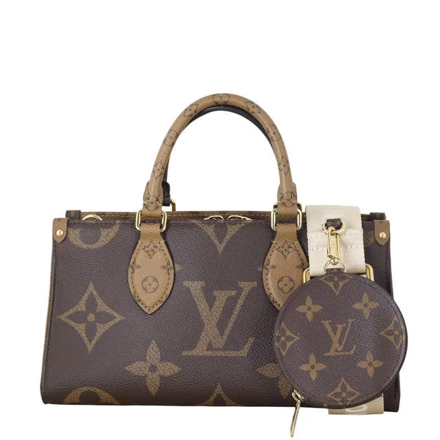 Louis Vuitton OnTheGo East West Monogram Giant Reverse in Coated canvas from Luxe.It.Fwd