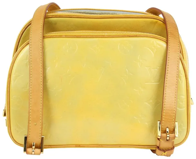 Louis Vuitton Yellow Monogram Vernis Murray Mini Backpack in Yellow Patent leather from Bagriculture