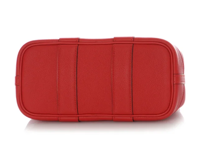 Hermès Rouge Radieux Togo Garden Party Neo 23 in Red Togo leather from Ann's Fabulous Finds, photo 7 of 11