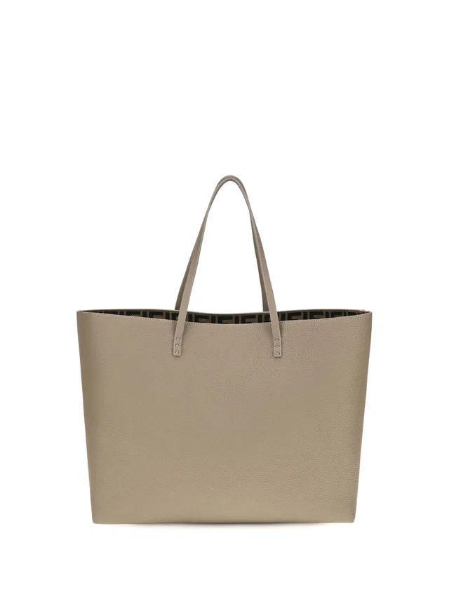 Fendi Roll Roman Shoulder Bag — Beige Calf Leather Bos Taurus in Beige Calfskin from HEWI