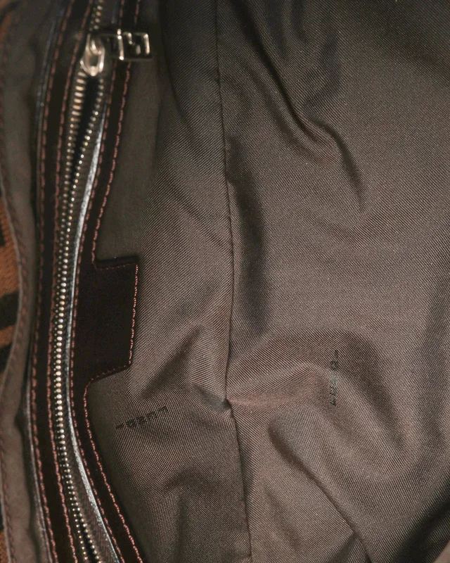 Fendi Zucca Fold Over Baguette Bag in Canvas from A Retro Tale, photo 6 of 7