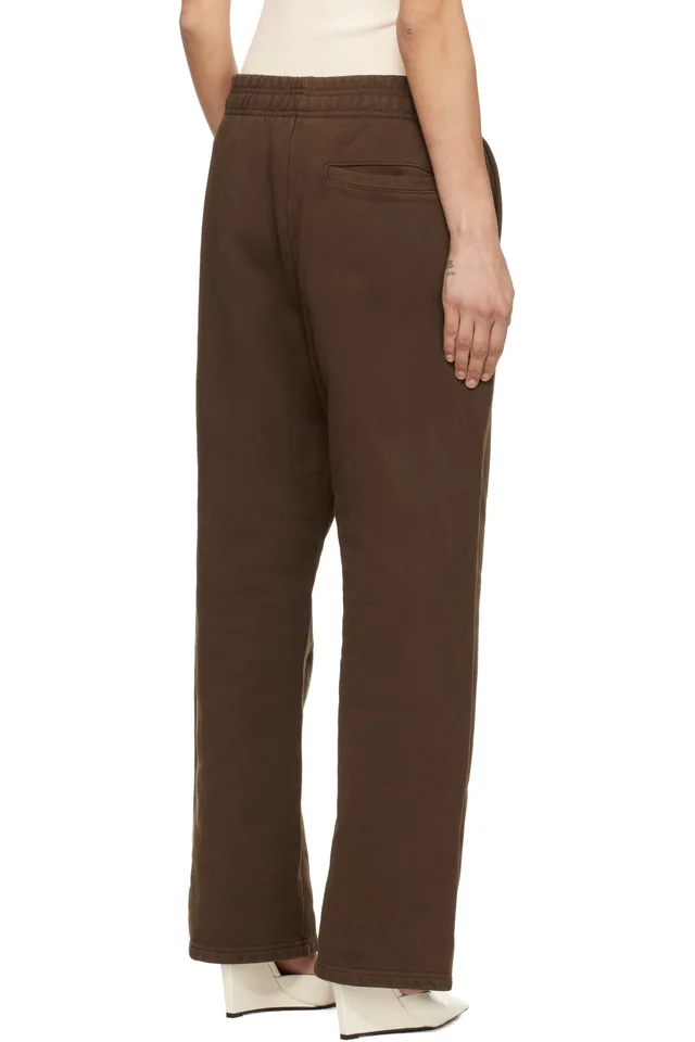 Entire Studios Brown Straight Leg Sweatpants, photo 3 of 4 from SSENSE