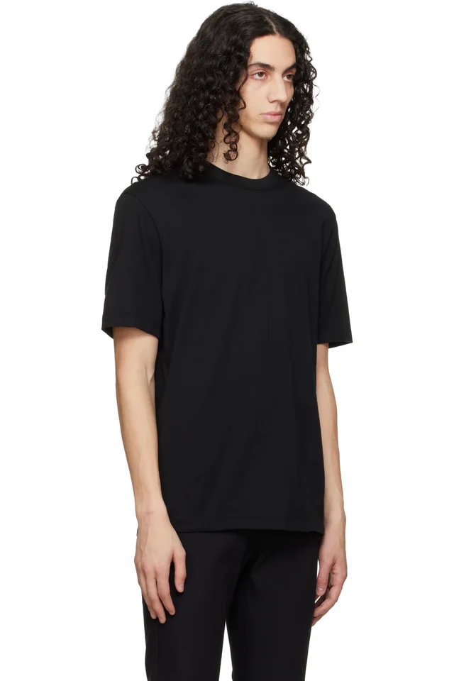 BOSS Three-Pack Multicolor Crew-Neck Cotton T-shirts, photo 2 of 2 from SSENSE