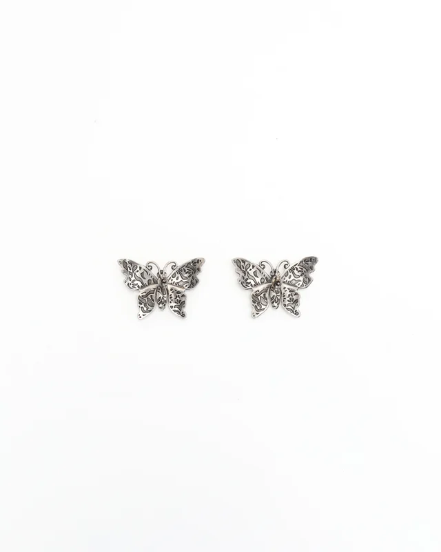 Gucci Butterfly Rhinestone Earrings from A Retro Tale, photo 3 of 3