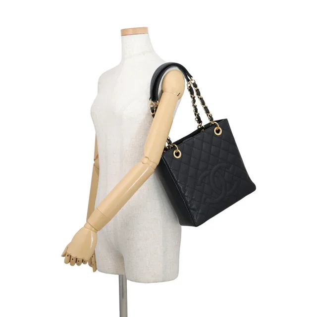 Chanel Matelasse PST Chain Tote BlackA50994 Caviar Leather in Caviar leather from GALLERY RARE, photo 4 of 14