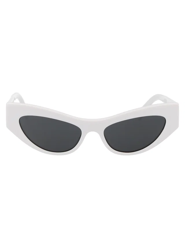 Dolce & Gabbana 0dg4450 Acetate Cat-Eye Sunglasses — White in White from HEWI